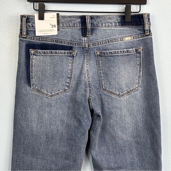 Kancan Lindsey Mid Rise Slim Boyfriend Jeans, Women's 26, NWT - Picture 5 of 9